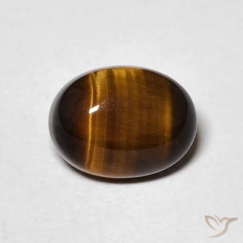 2.04ct Natural Warm Brown Tiger's Eye, Oval, Opaque