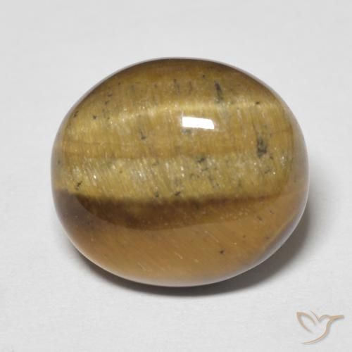 8.25ct Natural Golden Brown Tiger's Eye, Oval, Opaque