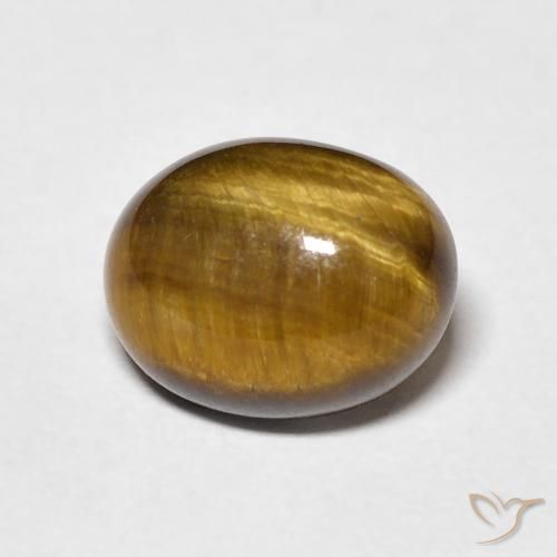3.30ct Natural Golden Brown Tiger's Eye, Oval, Opaque