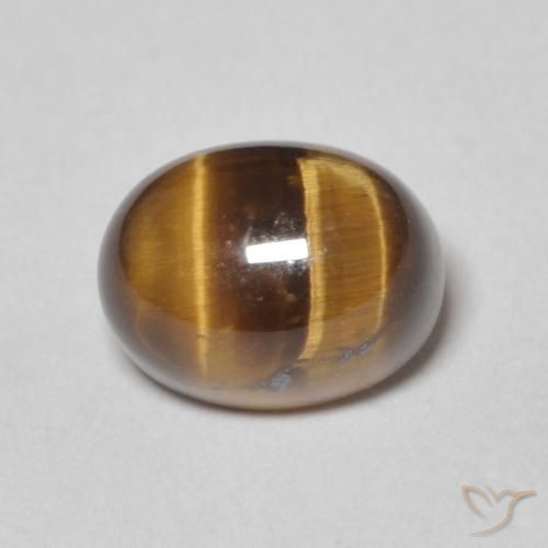 2.83ct Natural Gingerbread Brown Tiger's Eye, Oval, Opaque