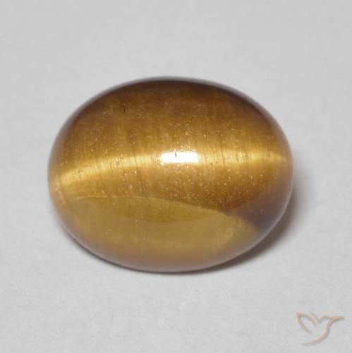 2.78ct Natural Medium Brown Tiger's Eye, Oval, Opaque
