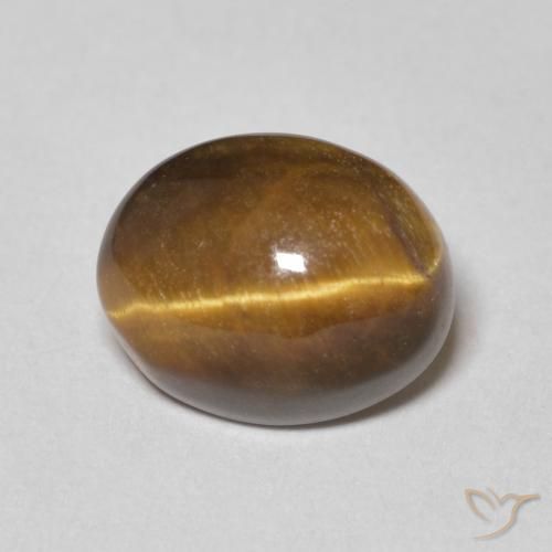 Occhio di tigre ovale da 2,48 ct, 9,5 x 7,6 mm dalla Thailandia, Photo A