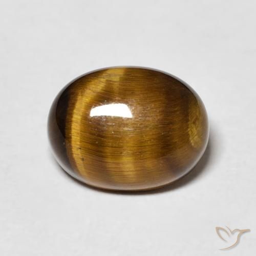 2.16ct Natural Golden Brown Tiger's Eye, Oval, Opaque