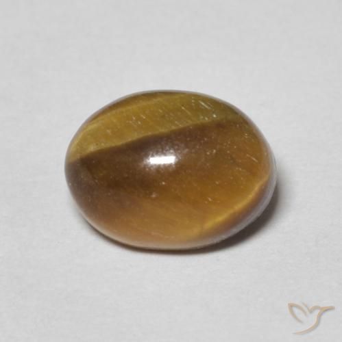 1.70ct Natural Medium Brown Tiger's Eye, Oval, Opaque