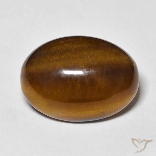 11.06 ct Oval Tiger's Eye, 17.9 x 13.1 mm From Thailand, Photo A