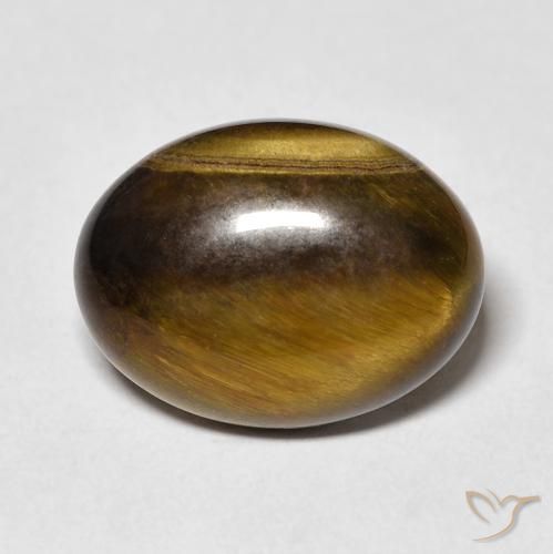 8.99ct Natural Golden Brown Tiger's Eye, Oval, Opaque
