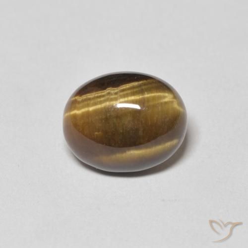 3.85ct Natural Golden Brown Tiger's Eye, Oval, Opaque