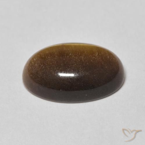 Tiger's Eye Gemstone in 14 x 10 mm (calibrated) Size for Sale, Tiger's Eye Stone in Warm Brown Color