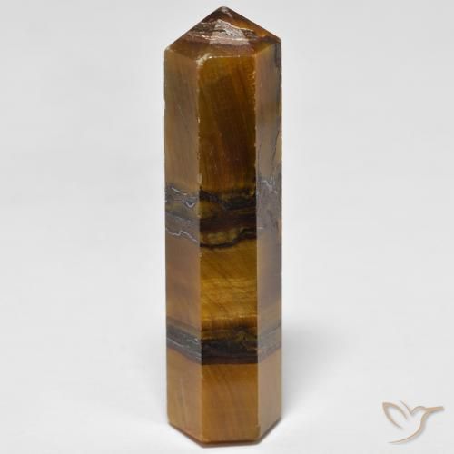 30.91ct Natural Medium Brown Tiger's Eye, Fancy, Opaque