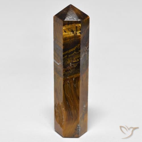 29.67ct Natural Medium Dark-Brown Tiger's Eye, Fancy, Opaque