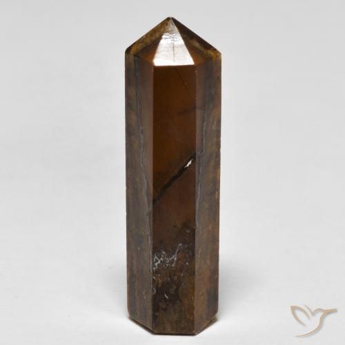 24.00 ct Brown Tiger's Eye Stone, Natural Tiger's Eye in Pencil Cut Shape for Sale