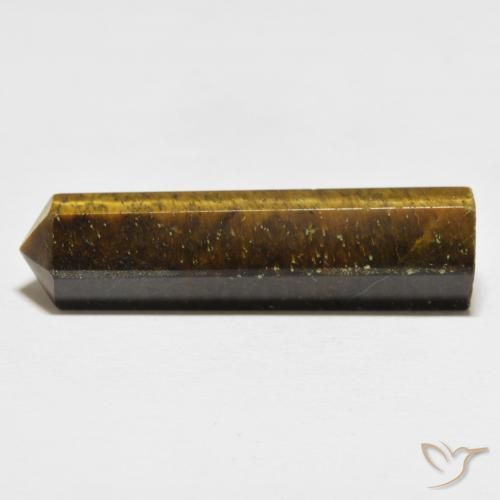 27.00 ct Brown Tiger's Eye Stone, Natural Tiger's Eye in Pencil Cut Shape for Sale