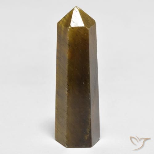 27.04 ct Pencil Cut Tiger's Eye, 33.3 x 10.7 mm From Thailand, Photo A