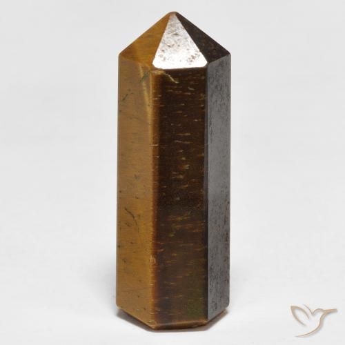 11.36 ct Pencil Cut Tiger's Eye, 23 x 8.2 mm From Thailand, Photo A