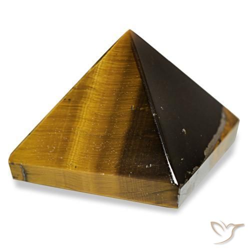 85.50 ct Brown Tiger's Eye Stone, Natural Tiger's Eye in Pyramid Cabochon Shape for Sale
