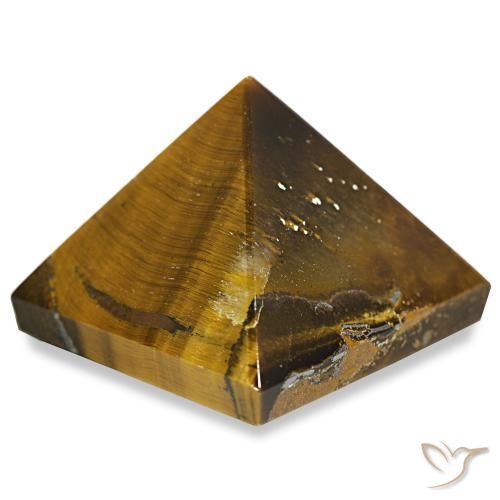 Tiger's Eye Gemstone in 26.5 x 26.1 mm Size for Sale, Tiger's Eye Stone in Golden Brown Color