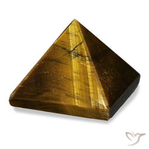 72.39 ct Brown Tiger's Eye Stone, Natural Tiger's Eye in Pyramid Cabochon Shape for Sale