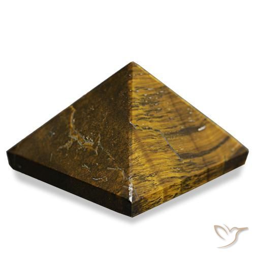 Tiger's Eye Gemstone in 26.4 x 26.2 mm Size for Sale, Tiger's Eye Stone in Gingerbread Brown Color