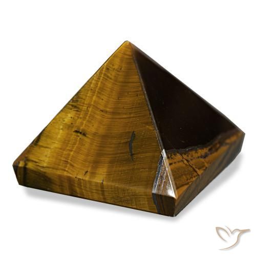 104.74 ct Brown Tiger's Eye Stone, Natural Tiger's Eye in Pyramid Cabochon Shape for Sale