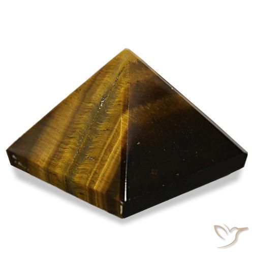 Tiger's Eye Gemstone in 27 x 26.6 mm Size for Sale, Tiger's Eye Stone in Yellowish Brown Color