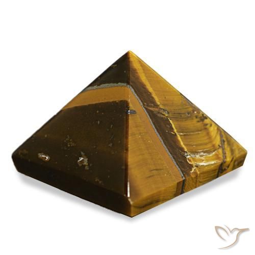 Tiger's Eye Gemstone in 26.4 x 26.1 mm Size for Sale, Tiger's Eye Stone in Warm Brown Color