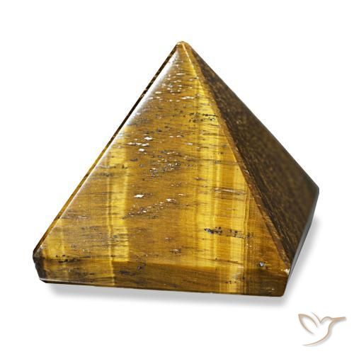 115.48 ct Brown Tiger's Eye Stone, Natural Tiger's Eye in Pyramid Cabochon Shape for Sale