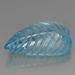Topaz Gemstone in 29.5 x 17.5 mm Size for Sale, Topaz Stone in Swiss Blue Color