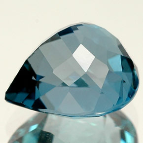 Topaz Gemstone in 8.9 x 7.9 mm Size for Sale, Topaz Stone in London Blue Color