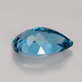 Topaz Gemstone in 14 x 9 mm (calibrated) Size for Sale, Topaz Stone in London Blue Color