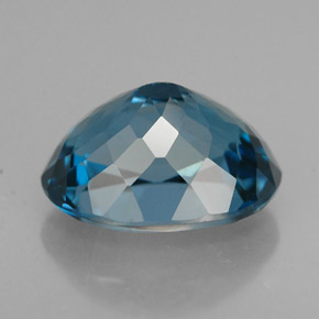 Topaz Gemstone in 9.8 x 7.6 mm Size for Sale, Topaz Stone in London Blue Color
