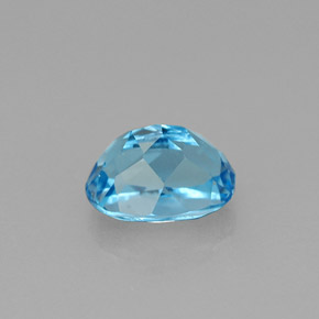 Topaz Gemstone in 8 x 6 mm (calibrated) Size for Sale, Topaz Stone in Swiss Blue Color