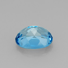 Topaz Gemstone in 9 x 7 mm (calibrated) Size for Sale, Topaz Stone in Swiss Blue Color