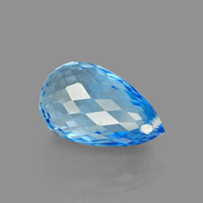 Topaz Gemstone in 9.1 x 5.6 mm Size for Sale, Topaz Stone in Swiss Blue Color
