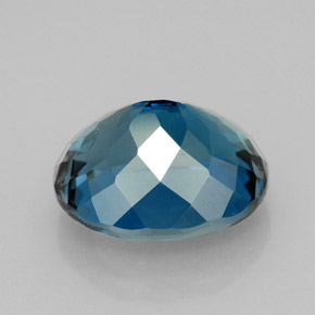 Topaz Gemstone in 14 x 12 mm (calibrated) Size for Sale, Topaz Stone in London Blue Color