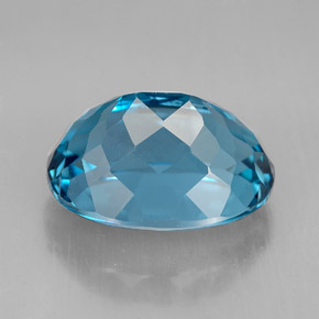 Topaz Gemstone in 14 x 10 mm (calibrated) Size for Sale, Topaz Stone in London Blue Color
