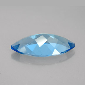 Topaz Gemstone in 18 x 9 mm (calibrated) Size for Sale, Topaz Stone in Swiss Blue Color