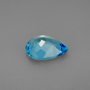 Topaz Gemstone in 10.2 x 7.9 mm Size for Sale, Topaz Stone in Swiss Blue Color