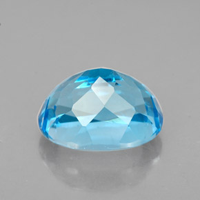 Topaz Gemstone in 9 x 7 mm (calibrated) Size for Sale, Topaz Stone in Swiss Blue Color