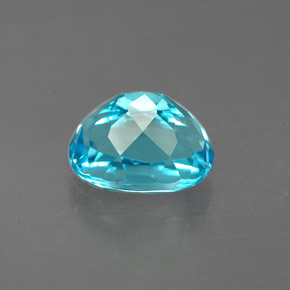 Topaz Gemstone in 8.3 x 6.3 mm Size for Sale, Topaz Stone in Swiss Blue Color