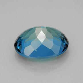 Topaz Gemstone in 13.3 x 10.5 mm Size for Sale, Topaz Stone in London Blue Color