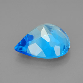 Topaz Gemstone in 13.7 x 12.2 mm Size for Sale, Topaz Stone in Swiss Blue Color