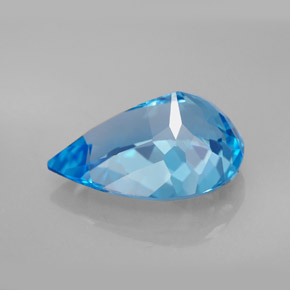 Topaz Gemstone in 15.2 x 10.7 mm Size for Sale, Topaz Stone in Swiss Blue Color