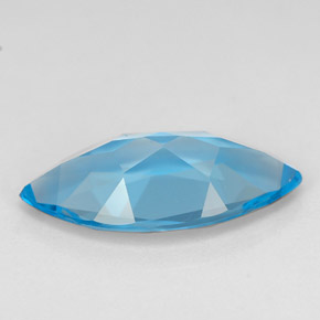 Topaz Gemstone in 18 x 9 mm (calibrated) Size for Sale, Topaz Stone in Swiss Blue Color