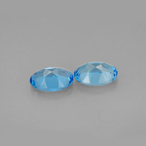 Topaz Gemstone in 7 x 5 mm (calibrated) Size for Sale, Topaz Stone in Swiss Blue Color