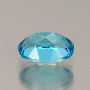 Topaz Gemstone in 7 x 5 mm (calibrated) Size for Sale, Topaz Stone in Swiss Blue Color