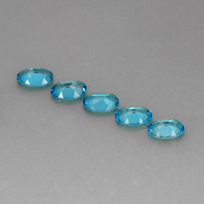 Topaz Gemstone in 6 x 4 mm (calibrated) Size for Sale, Topaz Stone in Swiss Blue Color
