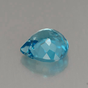 Topaz Gemstone in 7.3 x 6.9 mm Size for Sale, Topaz Stone in Swiss Blue Color