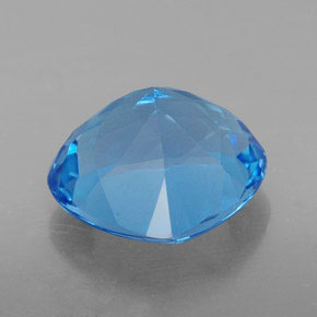 Topaz Gemstone in 13.2 x 12.2 mm Size for Sale, Topaz Stone in Swiss Blue Color
