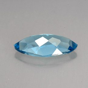 Topaz Gemstone in 18 x 9 mm (calibrated) Size for Sale, Topaz Stone in Swiss Blue Color