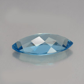 Topaz Gemstone in 18 x 9 mm (calibrated) Size for Sale, Topaz Stone in Swiss Blue Color